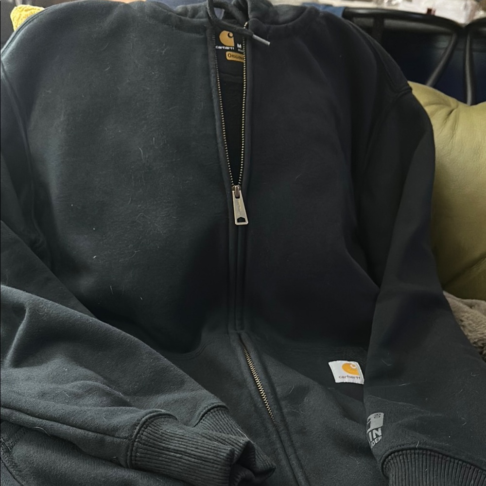 Carhartt Black Full-Zip Hoodie